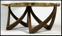 Organic Design Maple and Walnut Table