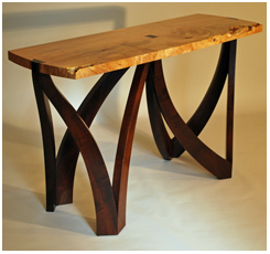 Organic Maple entry table