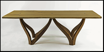 Organic modern dining table