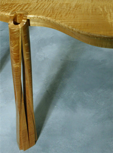 Unique Carved Table Leg Design