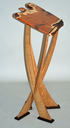Oak and Yew Lectern or Music Stand